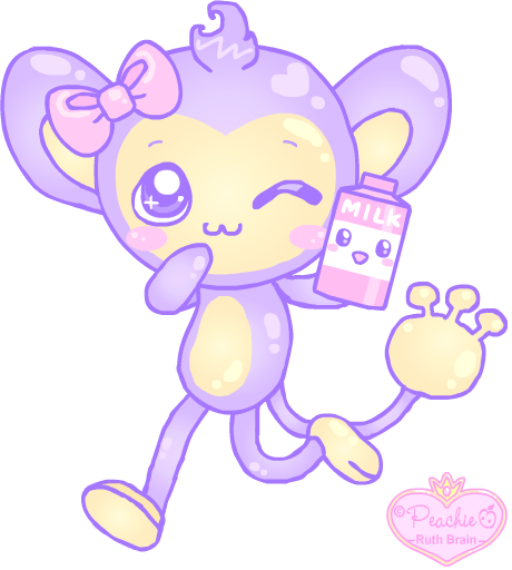 A gift for a girl who is currently very sick in hospital.It&#8217;s her little Aipom character. :)
