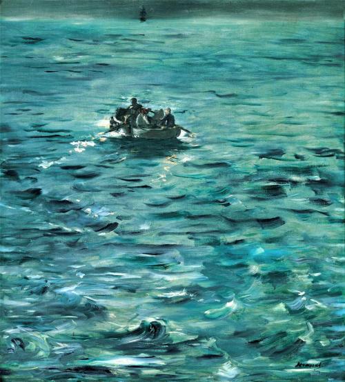 artishardgr: Edouard Manet - Rochefort’s Escape 1881 HD
