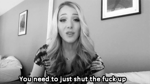Click to control Jenna making you shut the fuck up: http://gifctrl.com/Uu