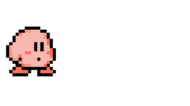 gif animated .gif kirby Sprite png transparent .png