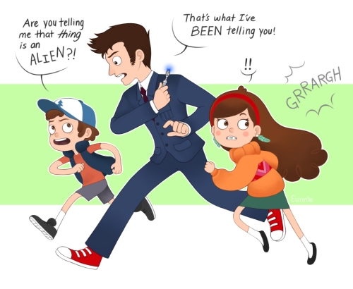Doctor Who Gravity Falls Crossover