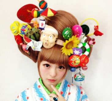 ... Pamyu various hairstyles 2/2Is this girl like the Lady Gaga of Japan