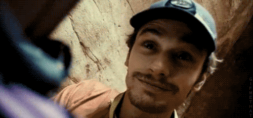 Image result for franco 127 hours gif