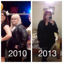 the-critical-feminist:spectrum-infinity:thatroxxiegirl:Hi tumblr, I want you to meet me. I want to tell you why your fat acceptance movement is complete bullshit.See that photo on the left? I was 160kg. That’s 352.7lbs for my American lovers out there.I