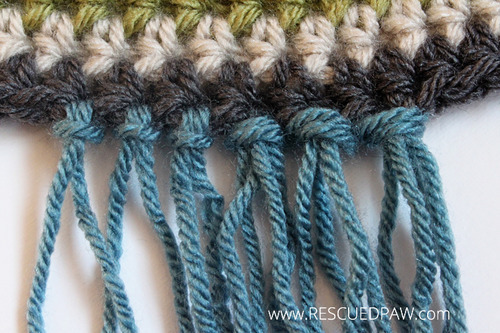 How to Add Fringe to Crochet Projects From Rescued Paw