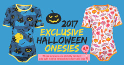 littlebabecakes:  onesiesdownunder:  Introducing:The Spooky Night Onesie &amp; The Spooky Sweets Onesie!Release Date: August 7thRelease Time: 8PM ESTSizes Available: Small - 4X LargeNote: The 2016 Halloween Onesie sold out in 4 days. So mark your calendar