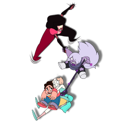 gracekraft:  Realized the first time I posted this I didn’t use the transparent version, so here’s a version you can drag around to have the Gems hanging from your dash. If you want this design on a shirt, vote for it here in the Steven Universe design