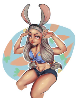 i-am-a-lady-damn-it:  Happy Easter From Officer Judy Hopps 