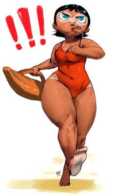 tail-blazer: grimphantom2:  official-shitlord:  redandblacktac:  art trade with superspoe  Eyyyy nice one mang wish I saw this sooner  Have Ms. Keane and Ms. Bellum now that would be Baywatch worthy! =P  I was inspired…. 