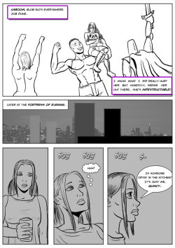 Kate Five and New Section P Page 30 by cyberkitten01 Blue Knight appears courtesy of @cosmicbeholderQuincy aka The Phantom Pistoleer appears courtesy of Gwynplainest