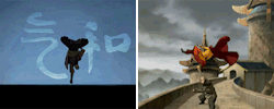 element-of-change:  Aang and Tenzin Parallel Forms of Airbending Companion Gifset: Kya and Katara 