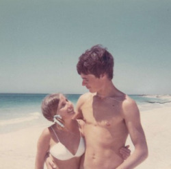 explainings:  eatsleepsurf:  This is my Nanna and Pa in about 1967, they met when my nanna was 15 and my pa was 16 at a music festival, and strangely enough they were both wearing the exact same colored clothes. I’m not exactly sure what happened after