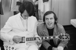 jack-nicholsons-eyebrows:  Jack Nicholson, shooting “Head” with The Monkees in 1968 