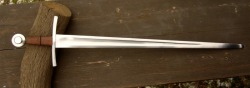 art-of-swords:  Handmade Swords - Fencing Sword  Type XIV.4 Maker: Der Berggeist Measurements: overall length: 92.5cm. Blade length: 76cm. Hilt: 9.5cm. Weight: 1000gr. Point of Balance: 9cm. Point of Percussion: 52cm. Pivot I: 55cm. Pivot II: 24cm The
