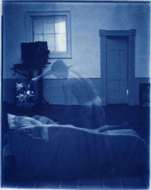 beyond-the-pale:   The Oversoul, 1998, Cyanotype Photograph John Dugdale