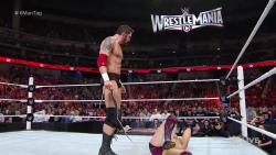 cuddlycorey:  Wade Barrett “showing off” on #Raw. #BOOM! (blushing) 