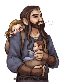 lissinator:  It’s rough being a surrogate dad, huh Thorin? 