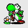 suppermariobroth:  Animations of Yoshis being cursed from the intro of Yoshi’s Story.