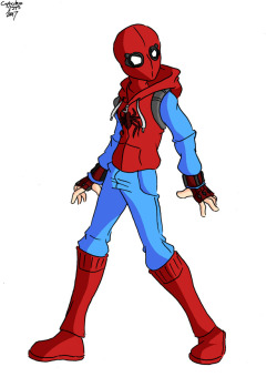 Everyone is talking about how great Spiderman’s new suit in Spiderman Homecoming is. I agree, it’s fantastic, but I think his homemade suit is way cooler, just because of how it actually looks like something a high-school student would make. Plus,