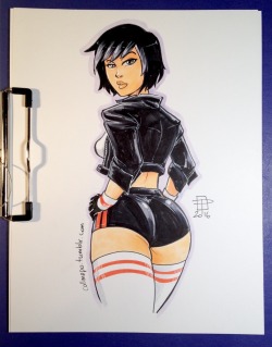grimphantom2:  callmepo:  Personal marker piece - Gogo Tomago. Going to need more flesh tones, mine are all drying up. &gt;.&lt;   Dat Gogo!  2nd