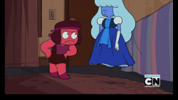 jopokepoke:  when ur gurl starts to levitate  Ruby: you get your blue butt down here!