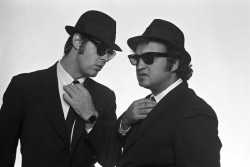 The Blues Brothers (Dan Aykroyd and John Belushi, by John Seeff)
