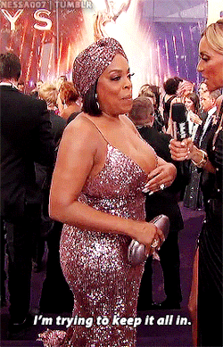 nessa007:  Niecy Nash talking about her dress on the 2019 Emmys Carpet
