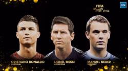 leomessiforever:  Lionel Messi um dos 3 finalistas a Bola de Ouro 2014 