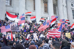 activistnyc: #BodegaStrike: On February 2, 2017, Yemeni business owners across New York closed 1,000 bodegas and grocery stores from 12:00pm to 8:00pm in response to the Trump administration’s “Muslim Ban” executive order. This shutdown was a public