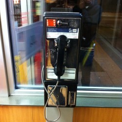 Walked into  McDonalds on 43rd &amp; Cottage and what do I see?? A damn pay phone!! #SayWerd #outdated #payhone #50cent #relic