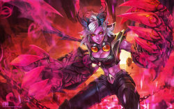 cyrail:  supportpanda:    Demon Vi by MonoriRogue  Demon Hunter Jinx by MonoriRogue  Demon Caitlyn by MonoriRogue    Featured on Cyrail: Inspiring artworks that make your day better 