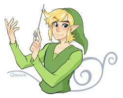 starexorcist:  Wanted to draw a non-toon Toon Link.