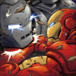 comicbooks123:  Iron man Vs Iron monger