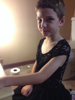 wanduh-lust:  yowgert:  Meet my little brother Jamie, he’s 8 years old and loves to wear dresses. Tonight was the first night I’ve ever put makeup on him. This is the happiest I’ve ever seen him. His dad (my stepdad) doesn’t allow him to wear