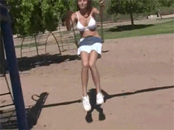 flashtowncentral:  On a swing - Imgur 