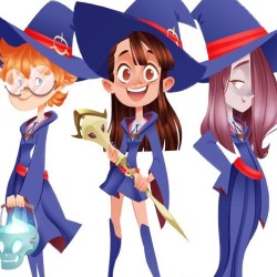 Ladies Number 92 and One of my favorite current animes Little Witch Academia’s AKKO, LOTTE and SUCY 
