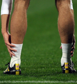 socksdowndad:  I LOVE this pic! What an amazing and very sexy view of his socks and boots! 