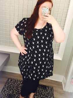 anerdwithnostyle:  I really like this bunny print shirt/dress thing I bought, even though this picture doesnâ€™t quite capture it â˜ºï¸