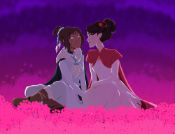 mslvt:  Hello!! First finished thing of 2015. Ofc it had to be Korrasami. I wish I had done this in time for the Korrasami Wedding tho ;_;  (I’ll probably be updating a high res version of this on my DA)   &lt;3