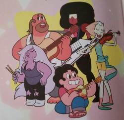 The Steven Universe music book Live From Beach City! came out today. It&rsquo;s got sheet music, prompts to write your own music, related activities (like &lsquo;design your own album cover&rsquo;), and other cute activities (like 'create a fusion of