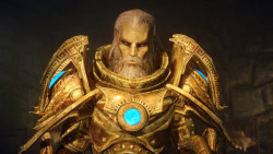 elfinrhapsody:  If Dumac theÂ King of Dwemer were not killed by Nerevar, I think he looks like this image.