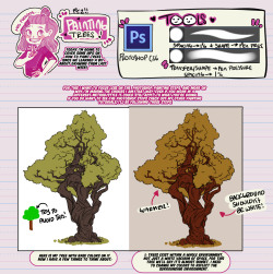 thundercluck-blog: Hey friend! It’s Meg for TUTOR TUESDAY! Today we look at Part 2 of last weeks tutorial! Let’s take a gander at painting trees this time! Here is Part 1 for anyone interested! If you have any tutorial recommendations lemme know here