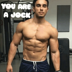 sub-musclejock-4-alpha:  Reblog if you wanna be a DUMB MUSCLE JOCK !! 