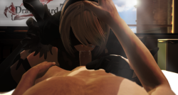 imaginarydigitales: ~ Sex and games ~ This scene was a challenge, but fun. This is probably my last scene I’m making with 2b for a while. I’ve got some ideas with other characters coming soon-ish :) Enjoy. 