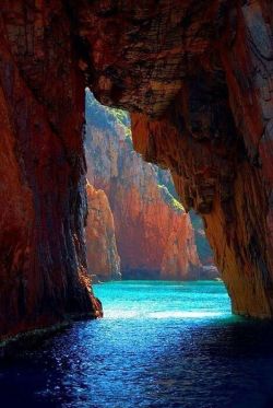 bluepueblo:  Sea Cave, Corsica, France photo via ally 