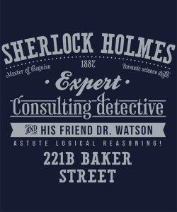 qwertee:  Just 12 hours remain to get our Last Chance Tee “Sherlock Holmes” on www.Qwertee.com Get this great design now for £10/€12/พ before it’s GONE FOREVER! Be sure to “Like” this for 1 chance at a FREE TEE this weekend, “Reblog”