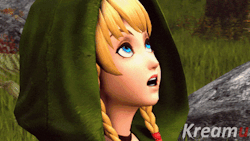 kreamu:  Insert Title Here Whats wrong Linkle? Never seen a CAWK before? Dont worry, ill guide you down the path of degeneracy (ã¥ï¿£ Â³ï¿£)ã¥ I have plans corrupt linke with my filthâ€¦Butâ€¦some other dayâ€¦ Â This was just a warm up animation before
