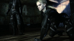 Wesker stepped closer and laid eyes on his former collegaeÂ from STARSâ€œLook at you now&hellip; You are nothingâ€ he almost sneered at her. She turned her head to herÂ â€˜masterâ€™ and waited for his command. He gestured her to himÂ â€œcomeâ€ he spoke