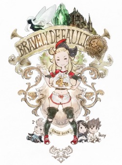 to-the-holy-pillar:  The Official Bravely Default Twitter tweeted this yesterday!!! Also they said more “news” is to come, hopefully for Bravely Third!