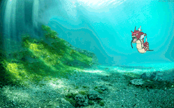 meteor-falls:  Red Gyarados at the Lake of Rage // Johto Regionrequested by anonymous // send a request // browse more 